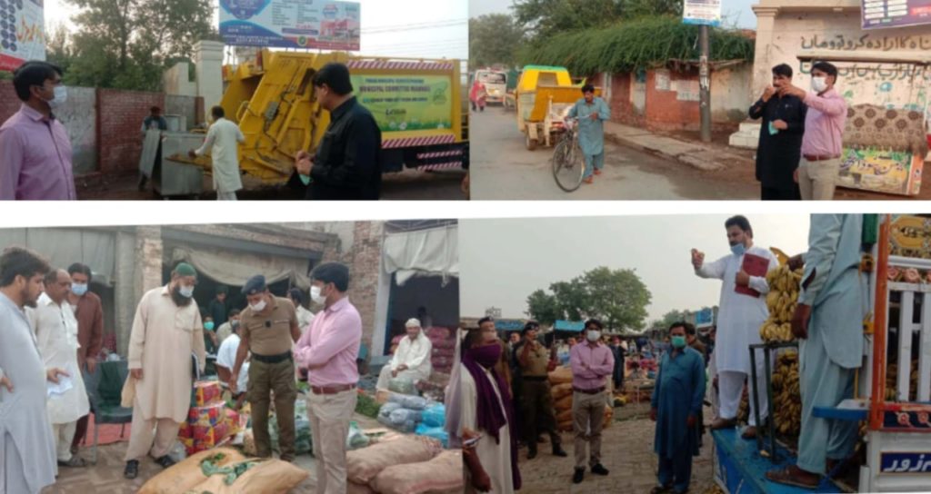 DC visits Fruit and Vegetable Market and various areas