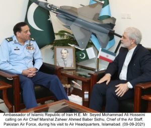 Iranian Ambassador PAF Chief