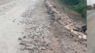 Substandard Construction Khushab Katha Road