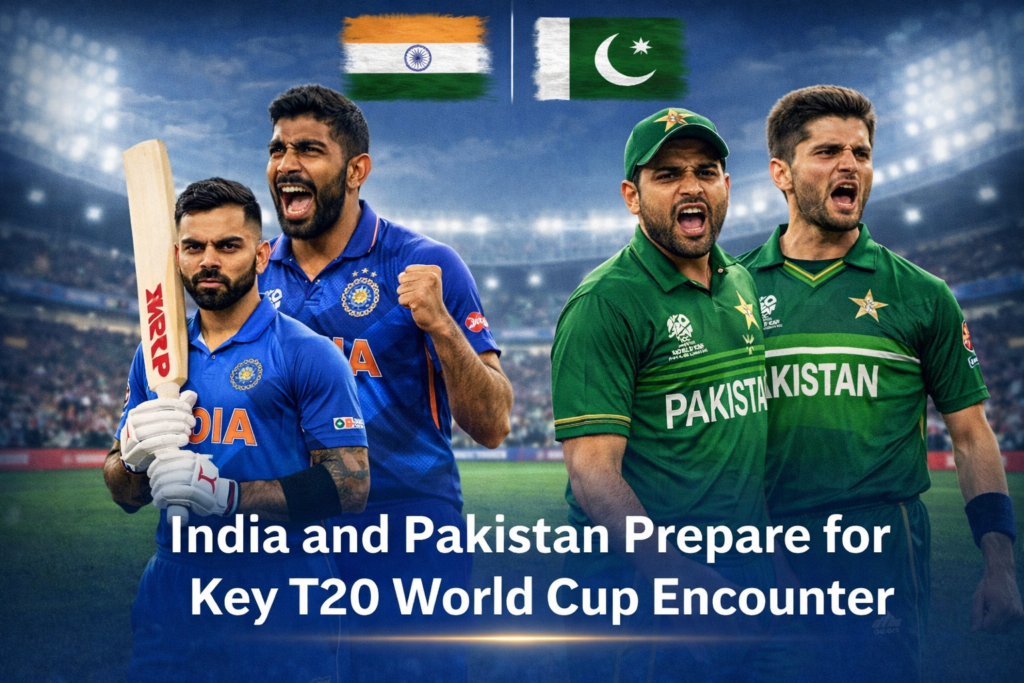 India and Pakistan Prepare for Key T20 World Cup Encounter