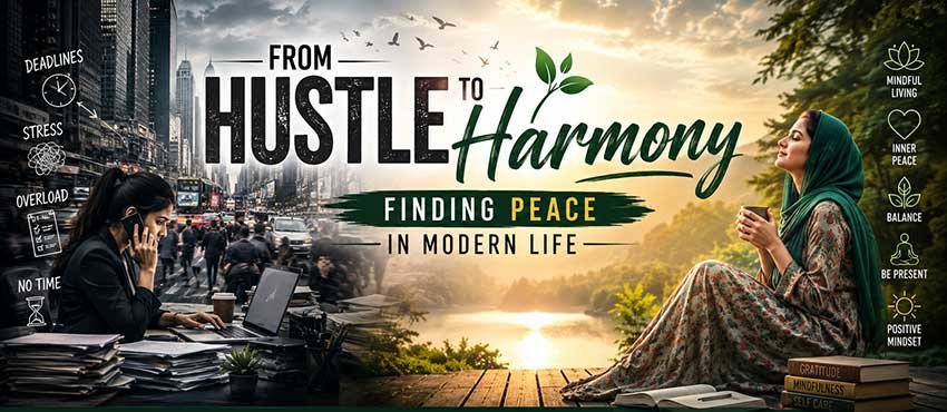 Hustle Harmony Peace in Modern Life