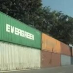 Islamabad containers blocked road traffic alert